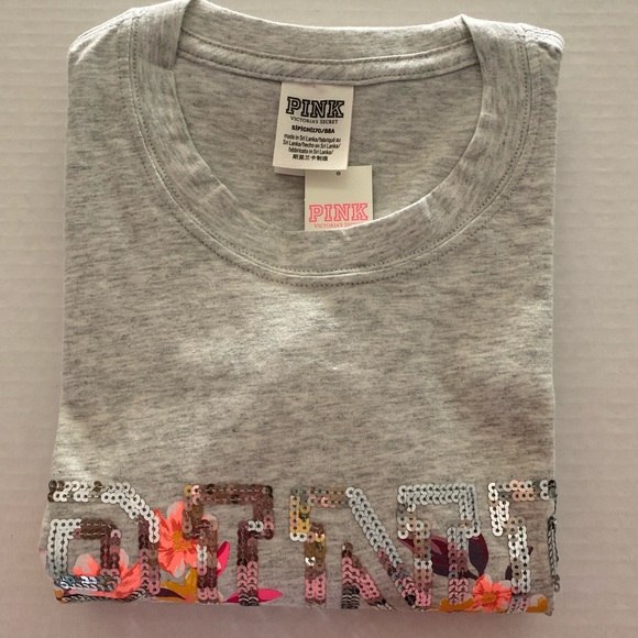 Victoria’s Secret Pink Bling Long Sleeve Tee - Picture 6 of 7